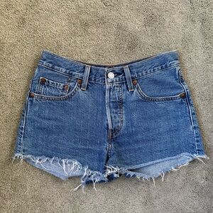 Levi’s 501 Mid Wash Jean Shorts